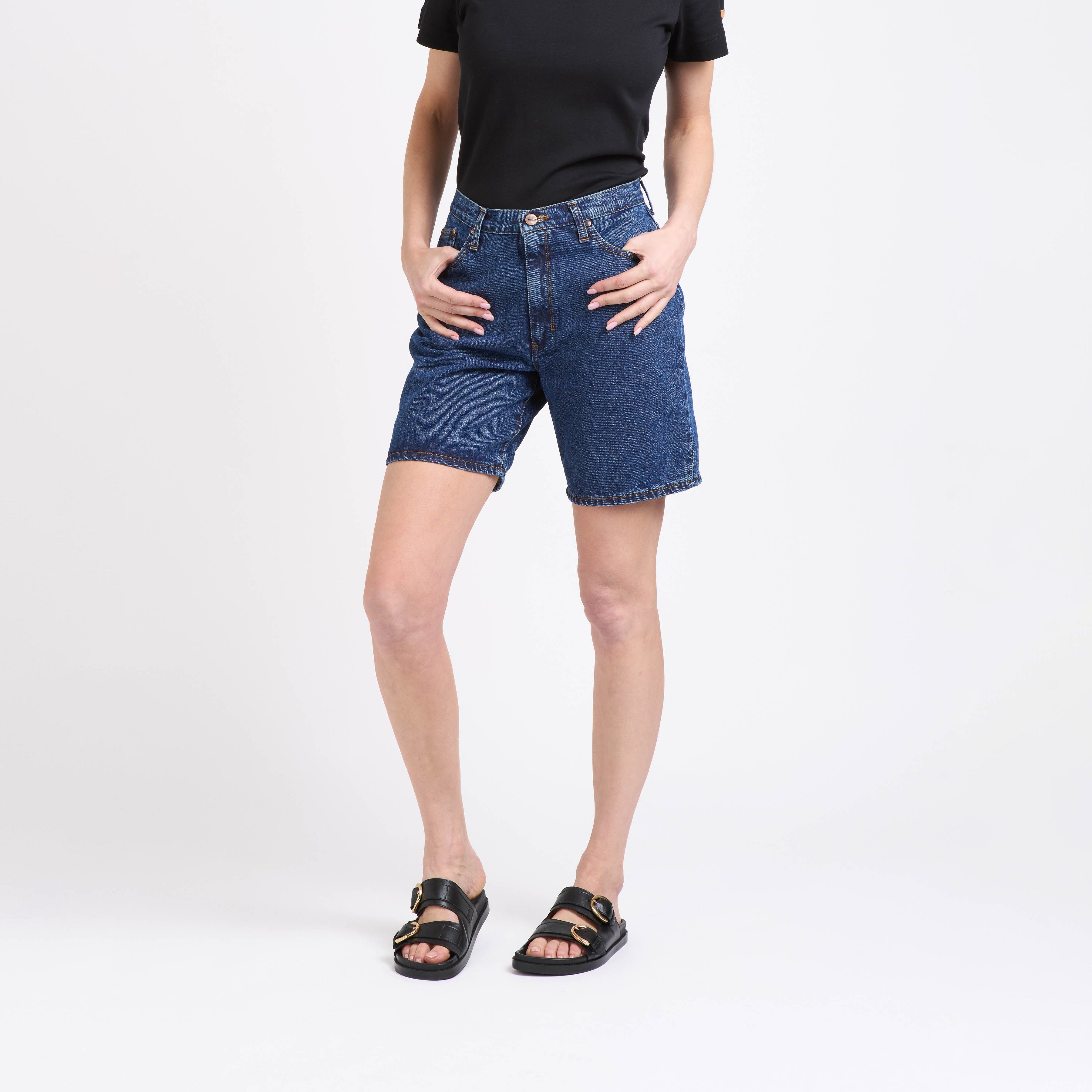 atelier-tuffery-aim-short-femme-taille-haute-en-jean-stonewashed image 5