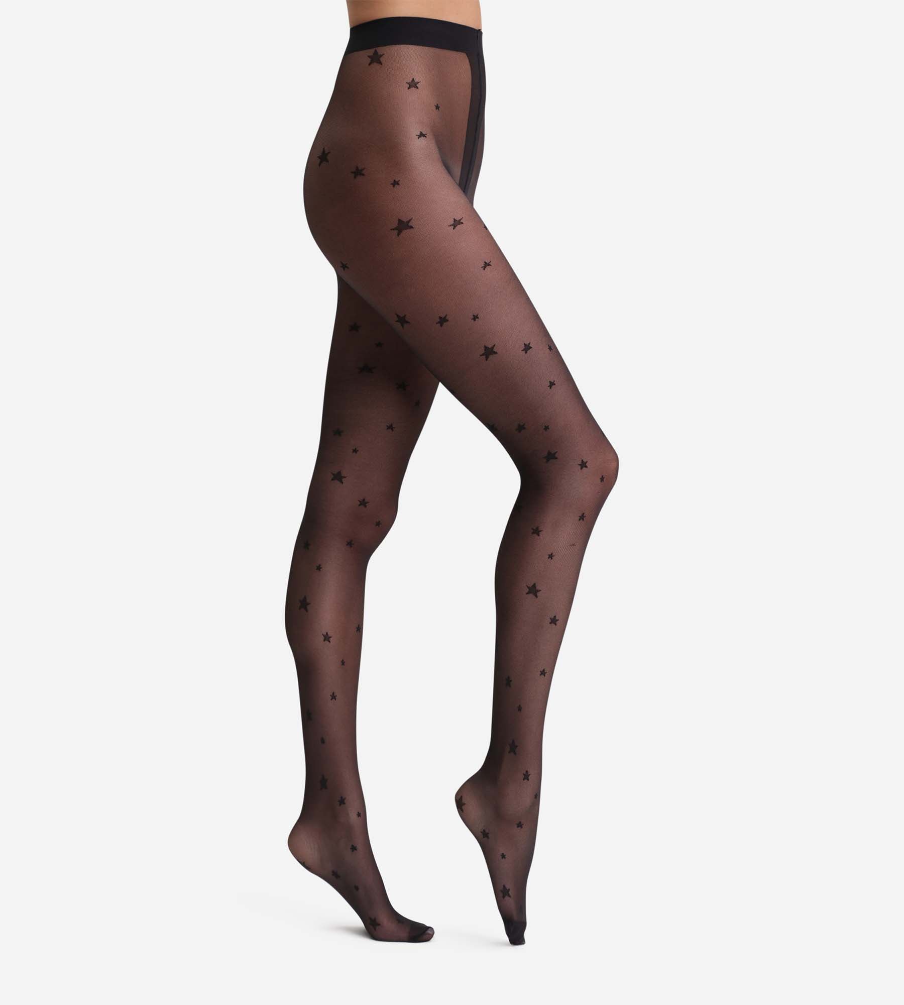 dim-style-collant-fantaisie-noir-toile-transparent-17d image 2