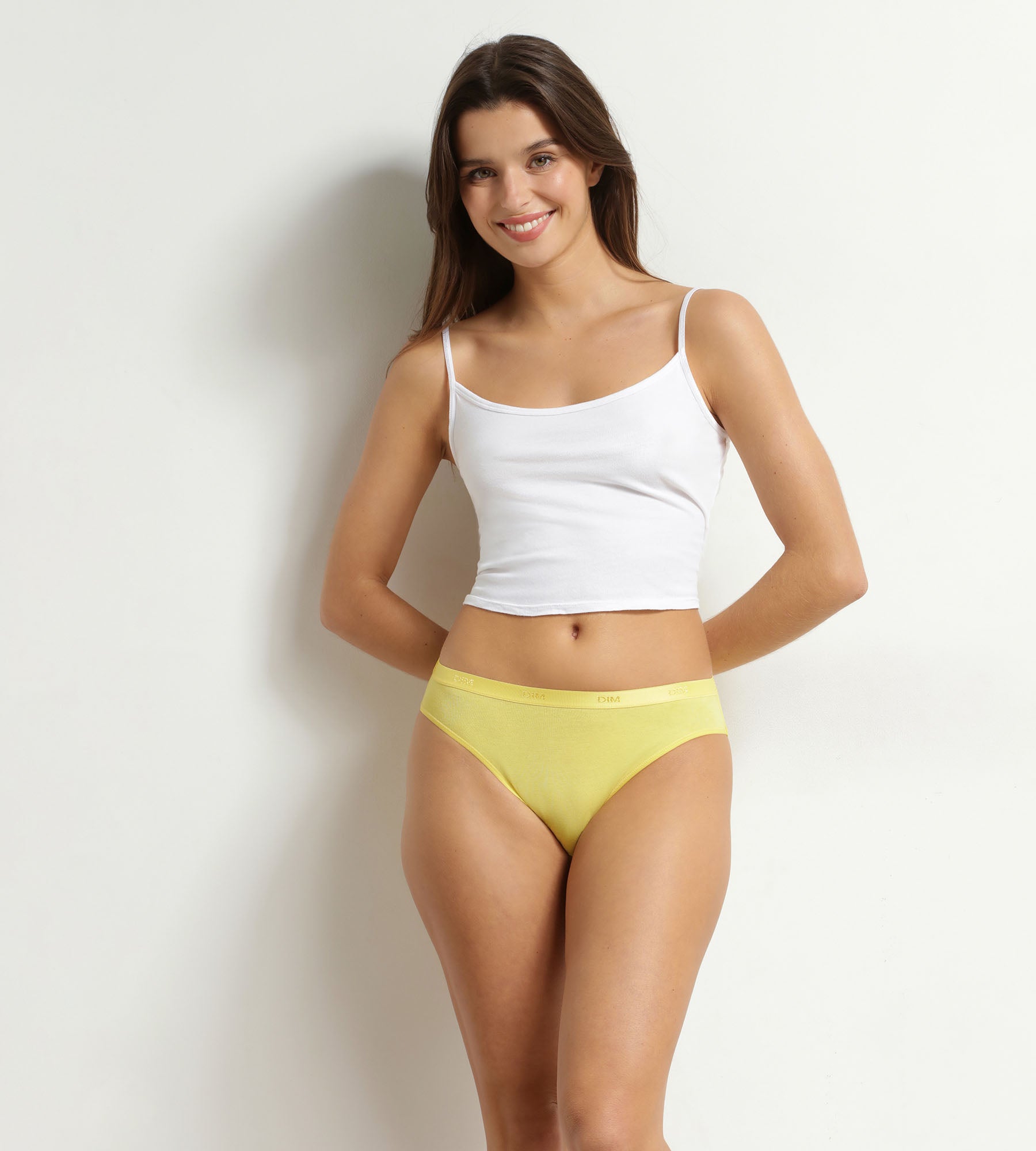 dim-les-pockets-ecodim-lot-de-3-slips-femme-coton-stretch-bleu-gris-jaune image 3