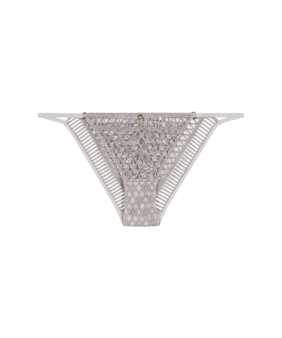 aubade-stardust-dream-culotte-taille-basse-cosmos-silver image 1