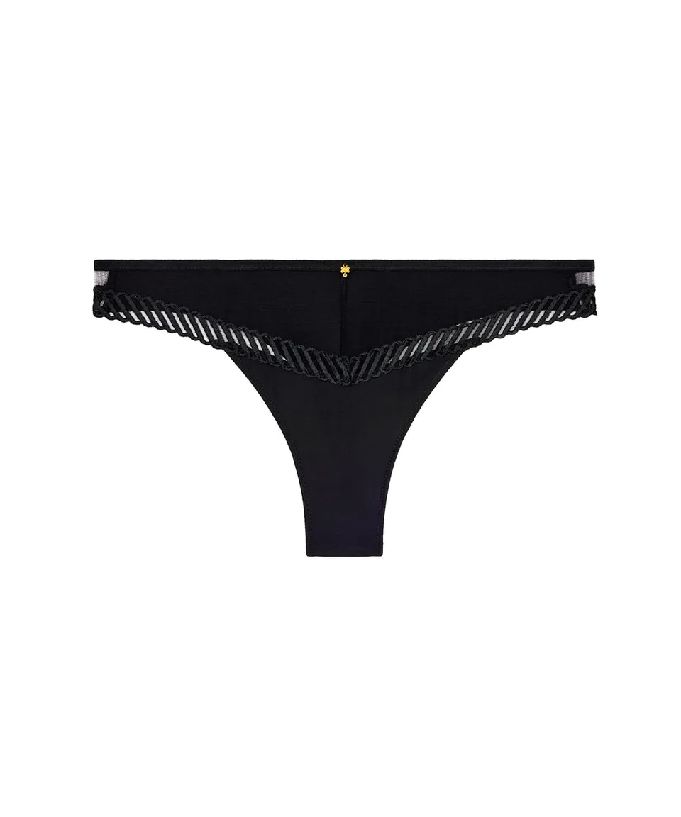 aubade-sheer-emotion-string-black image 1