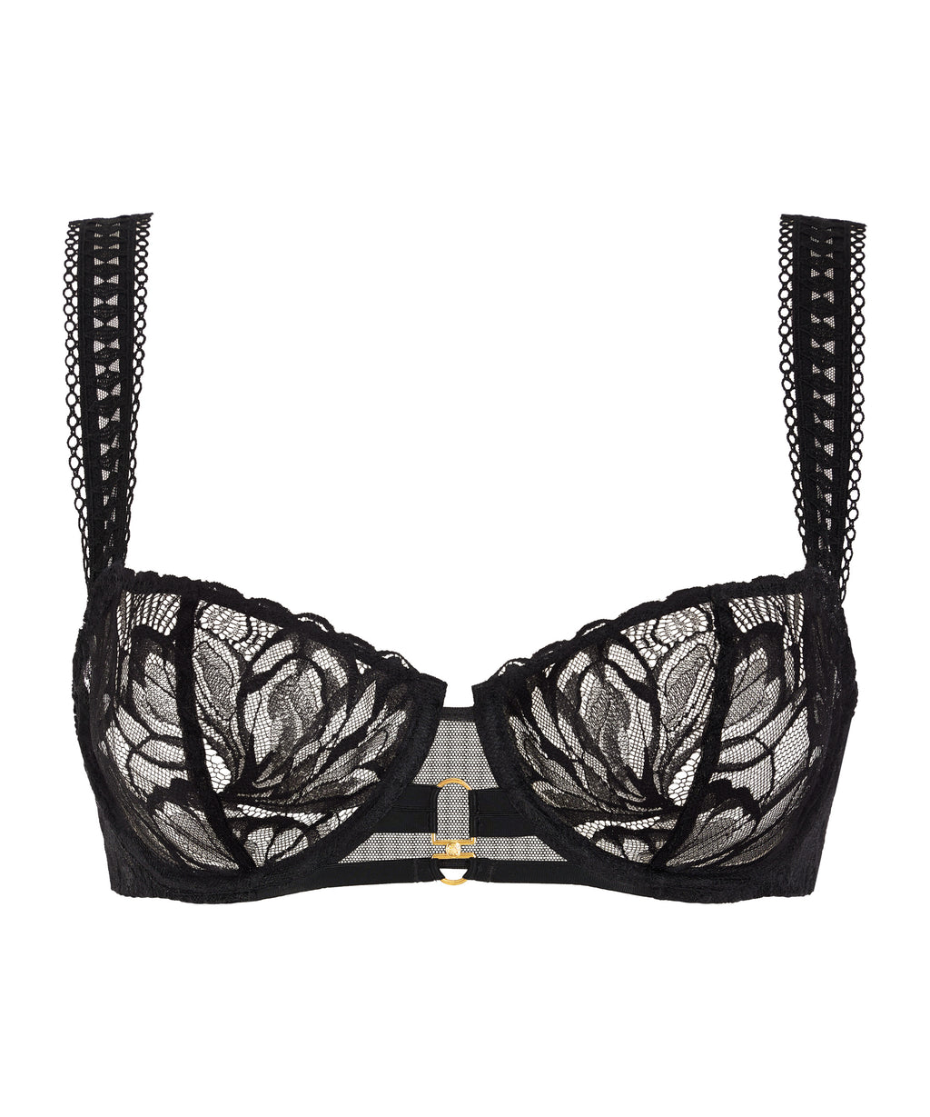 aubade-after-hours-soutien-gorge-demi-bonnets-armatures-noir image 1