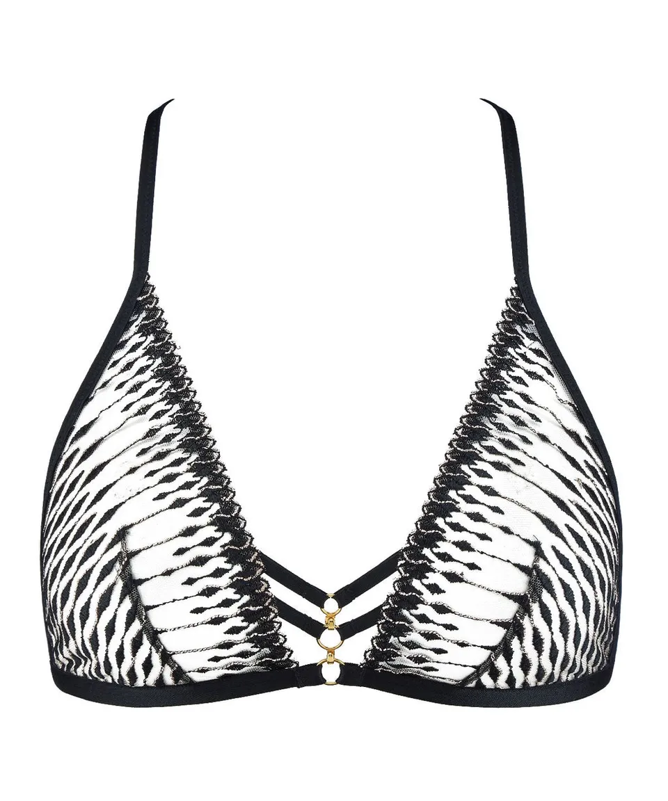 aubade-voodoo-kiss-bralette-triangle-millenium-black-2 image 1