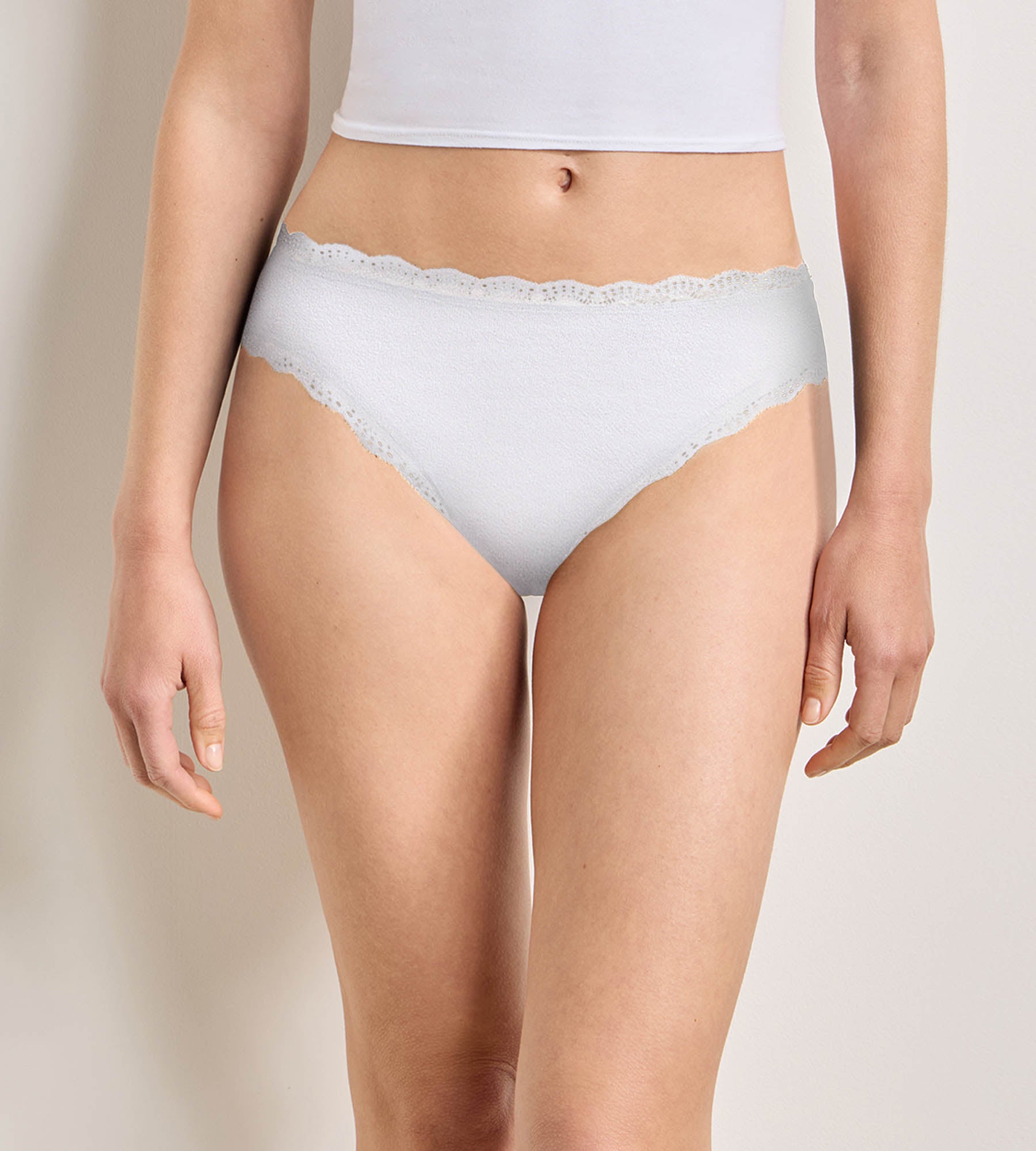 dim-daily-dentelle-lot-de-2-culottes-gris-cendre-coton-stretch image 1