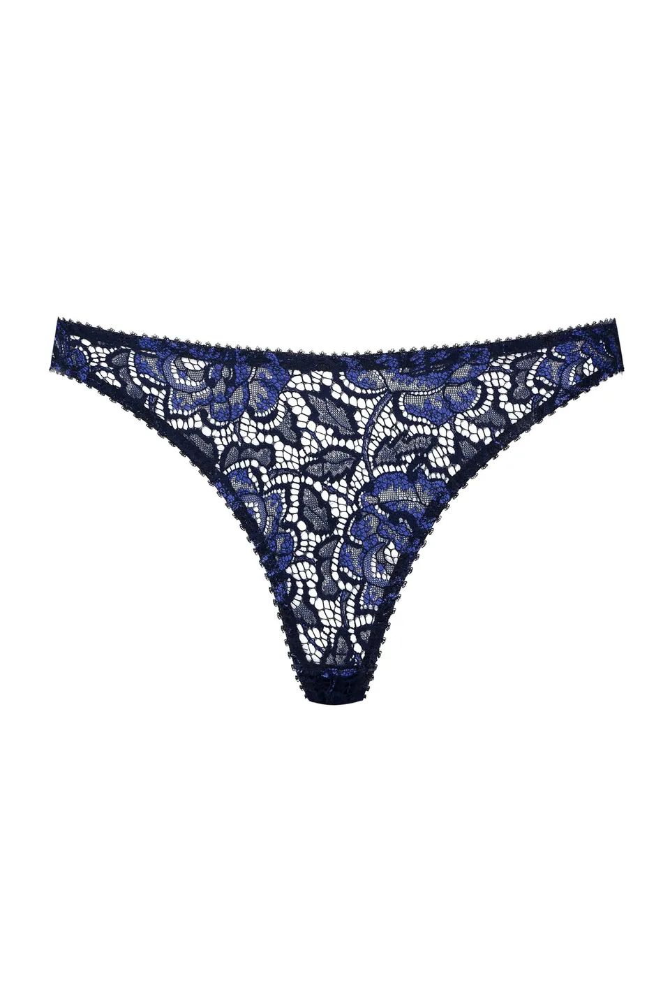 cadolle-cathy-string-dentelle-mezzo-bleu-nuit image 1