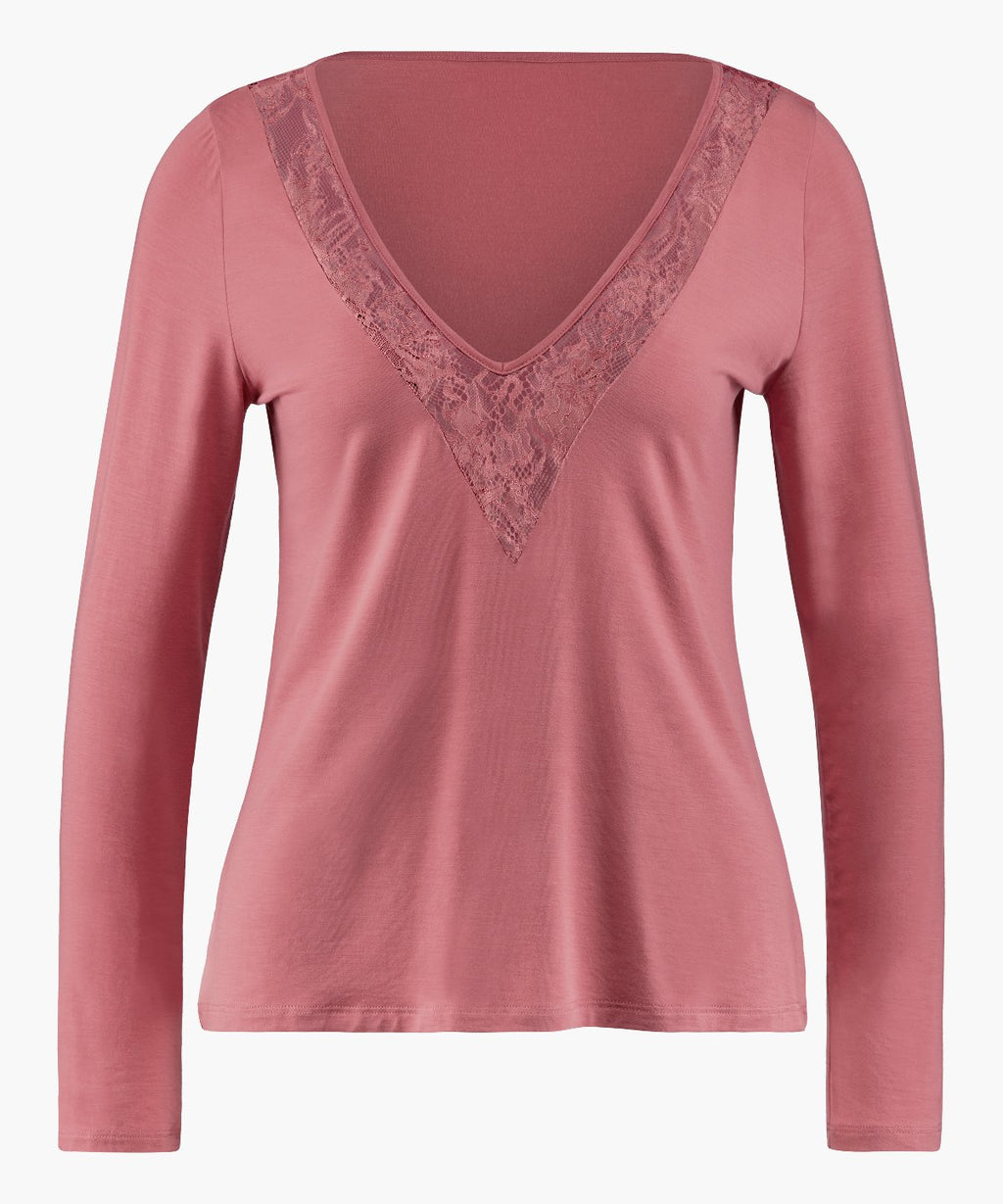 aubade-lazy-days-top-manches-longues-rosewood-3 image 1