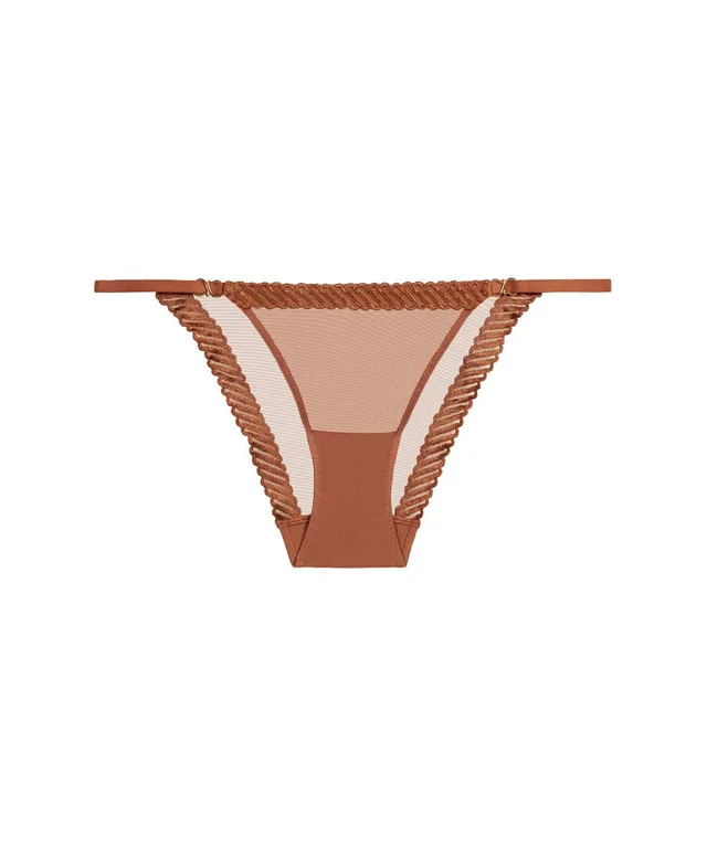 aubade-sheer-emotion-culotte-taille-basse-honey image 1