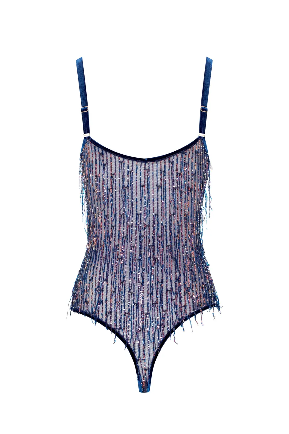 cadolle-body-charleston-franges-bleues-body-velours image 1