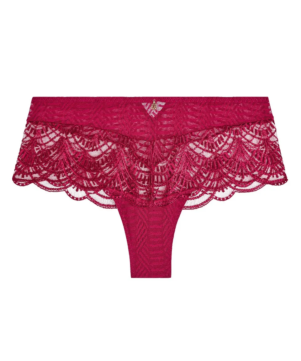aubade-vibes-shorty-rouge-love-uni-bordeaux image 1