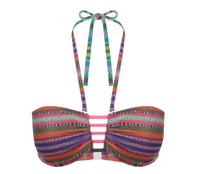 darjeeling-bolivie-maillot-de-bain-bandeau-femme-orange-36 image 1