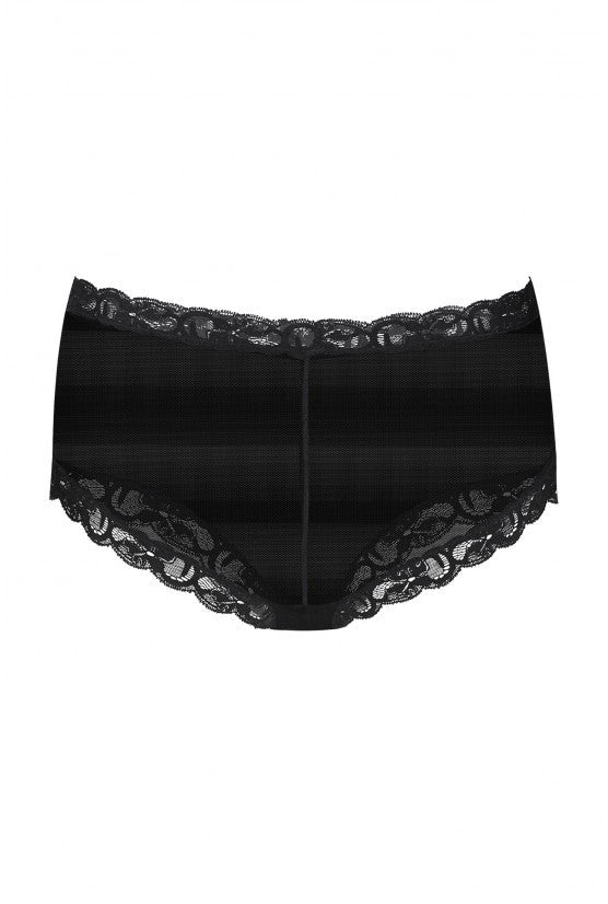 cadolle-princesse-shorty-maille-noir-dentelle image 3