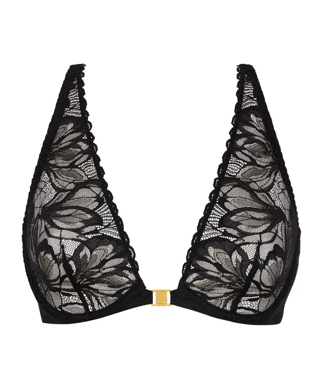 aubade-after-hours-soutien-gorge-triangle-plongeant-black image 1