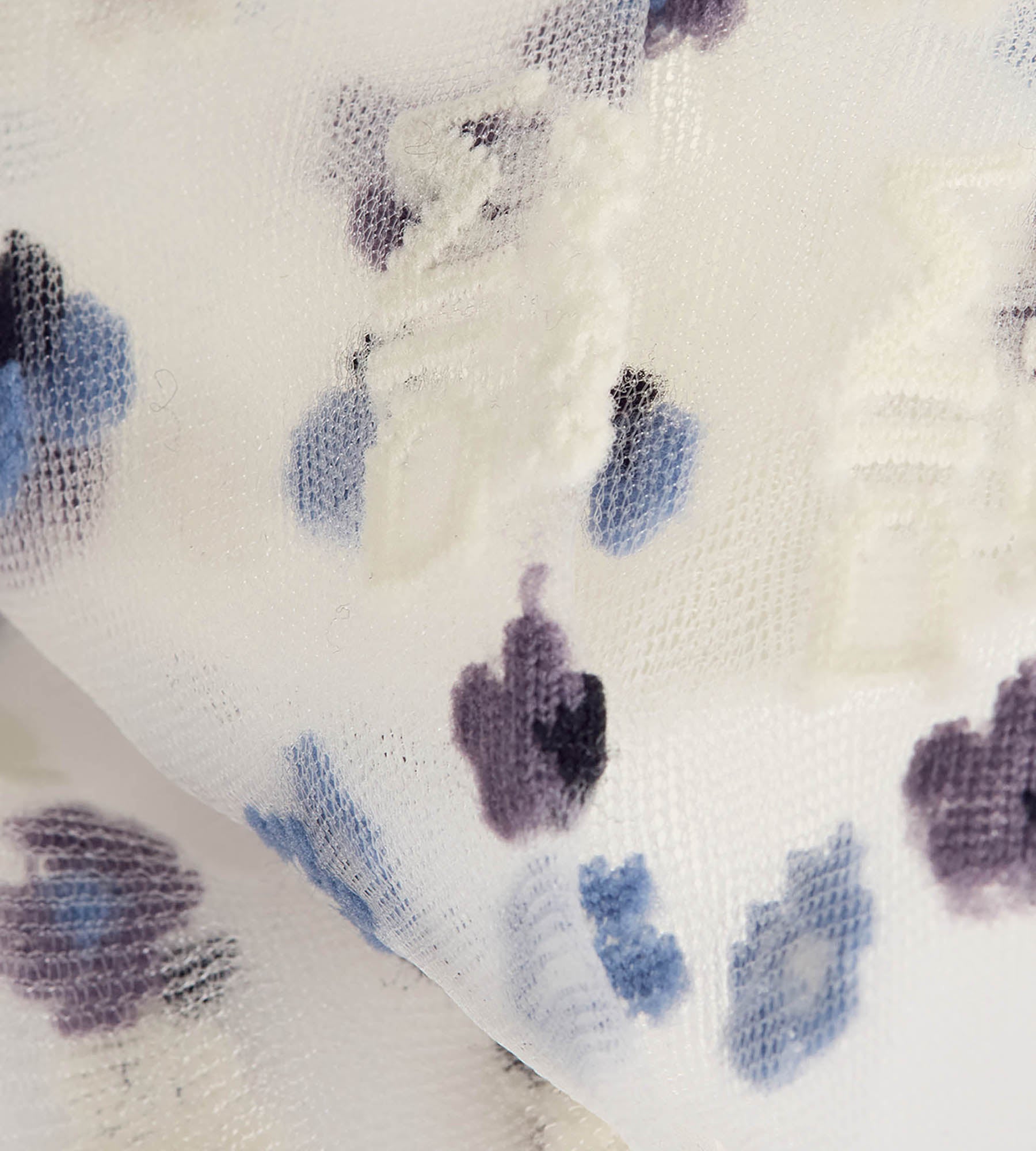 dim-socks-petal-chaussettes-femme-transparentes-imprim-bleu image 3