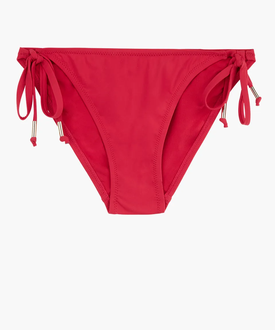 aubade-beach-escape-bas-de-maillot-de-bain-taille-basse-hibiscus image 1