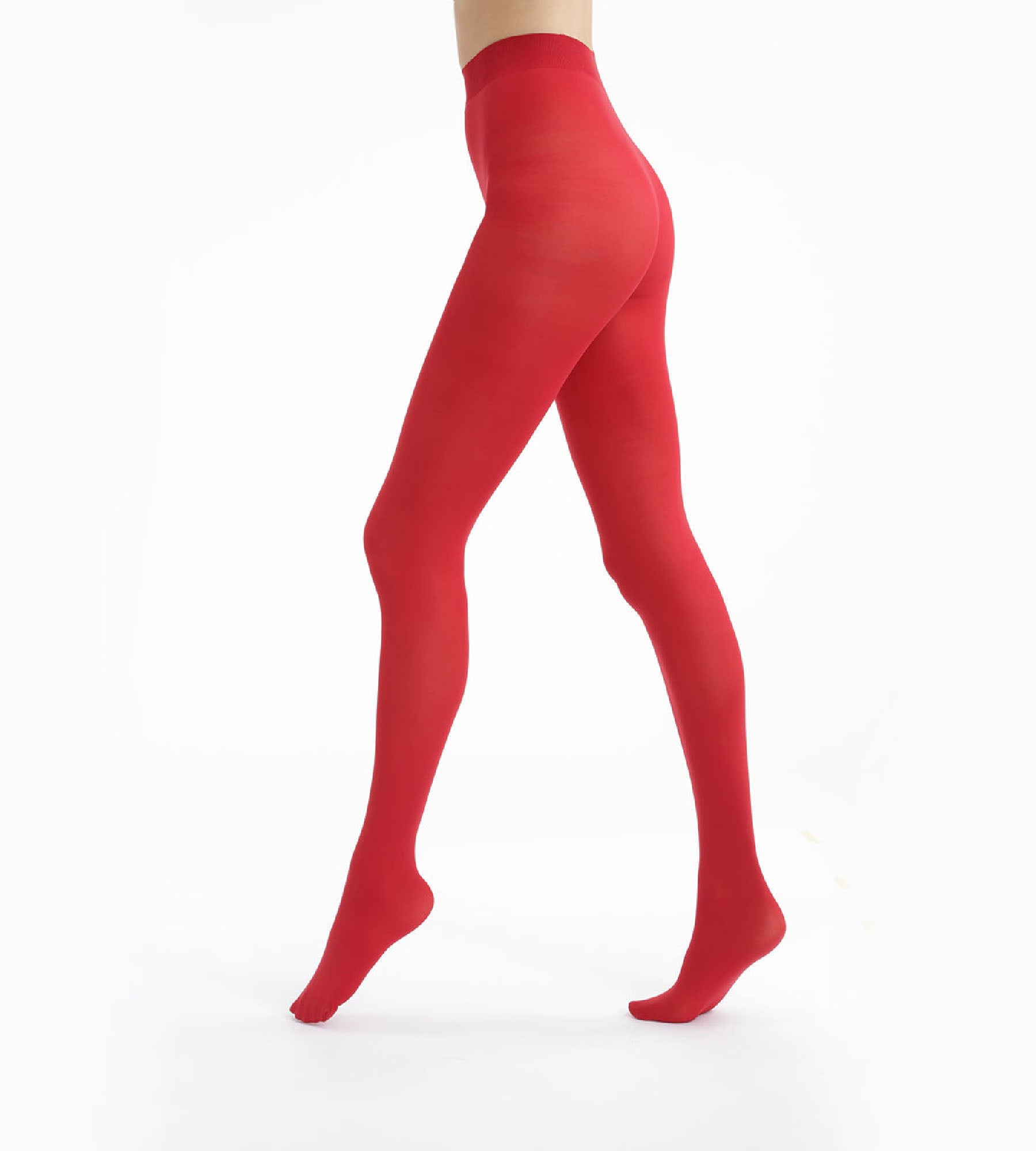 dim-style-collant-opaque-velout-50d-rouge-intense image 1