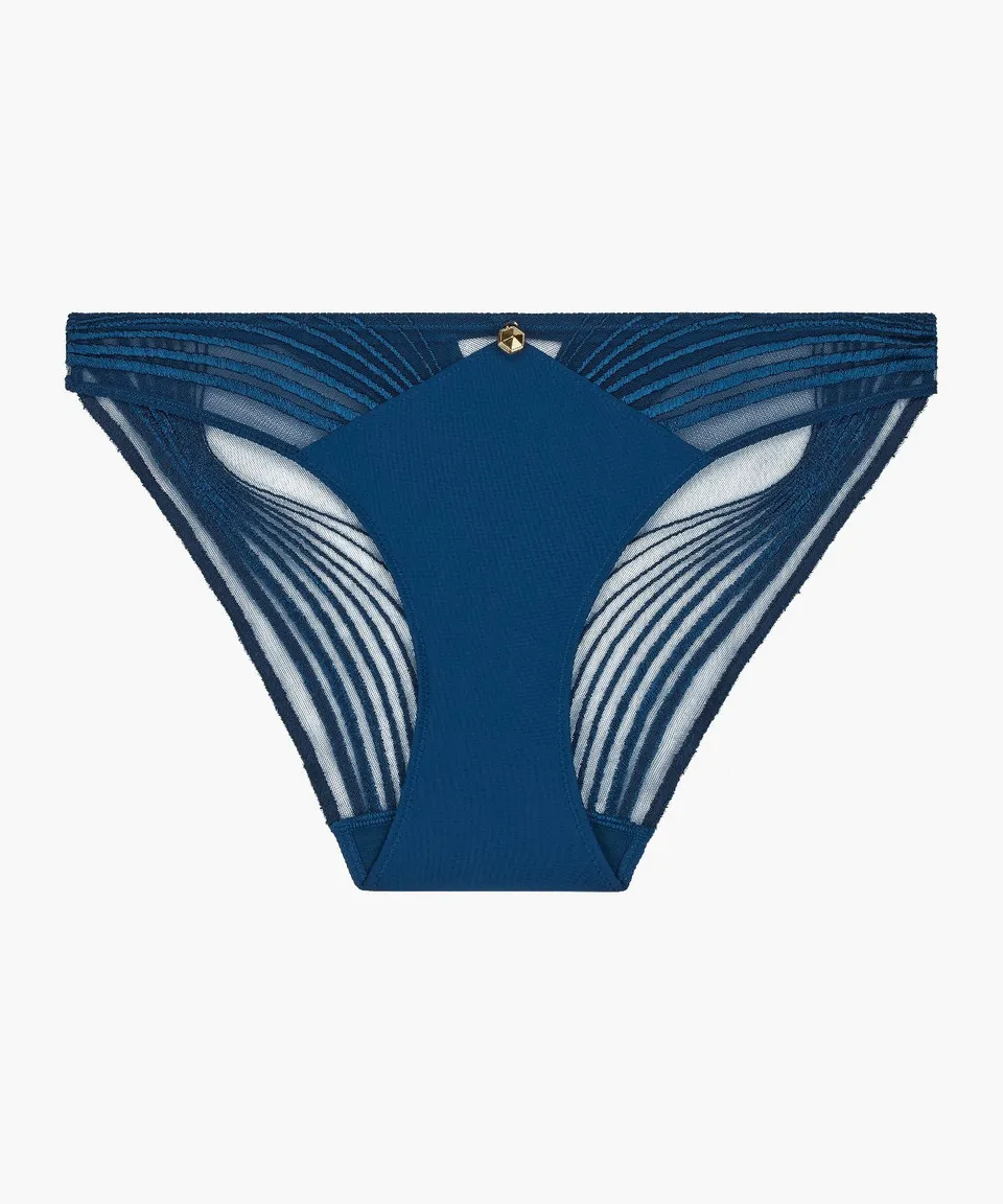 aubade-sumptuous-waves-culotte-italienne-imperial-blue image 1