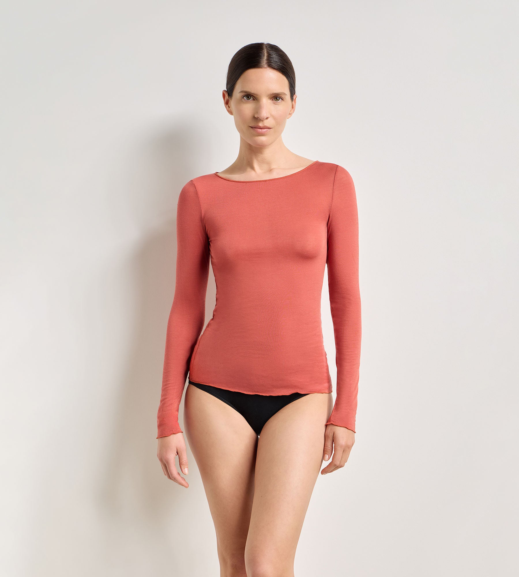 thermal-light-t-shirt-col-rond-cannelle-pic-e-modal-cachemire image 3