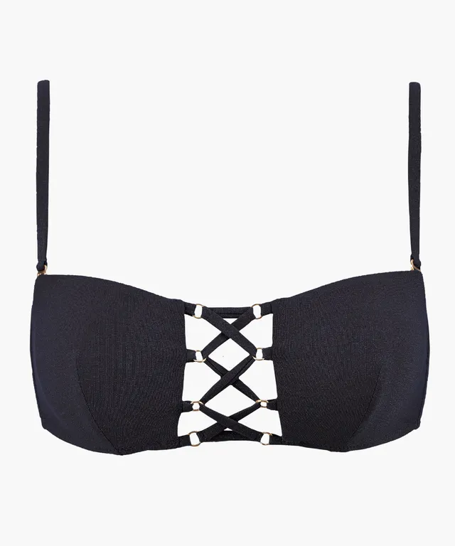 aubade-summer-glow-haut-de-maillot-bandeau-black-sand image 1