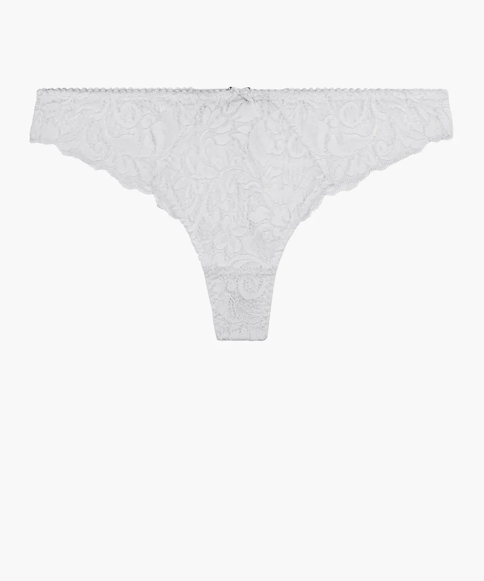 aubade-mon-bijou-tanga-blanc image 1