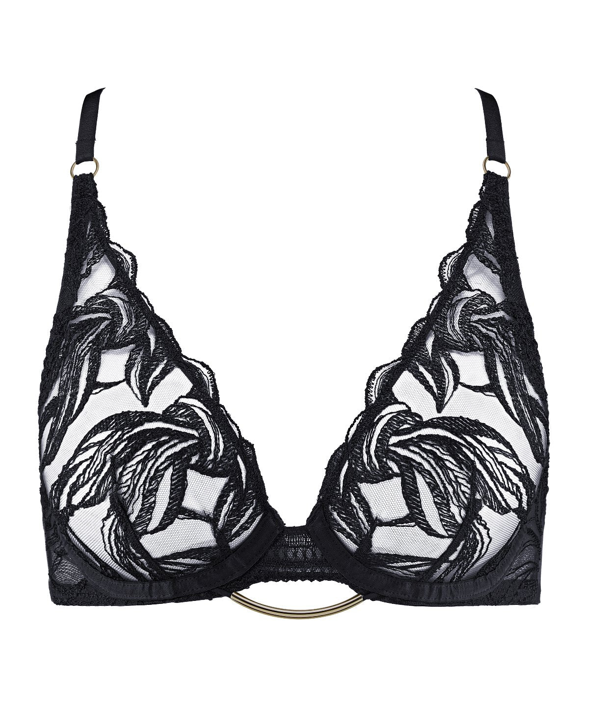 aubade-into-the-groove-soutien-gorge-triangle-avec-armatures-black image 1
