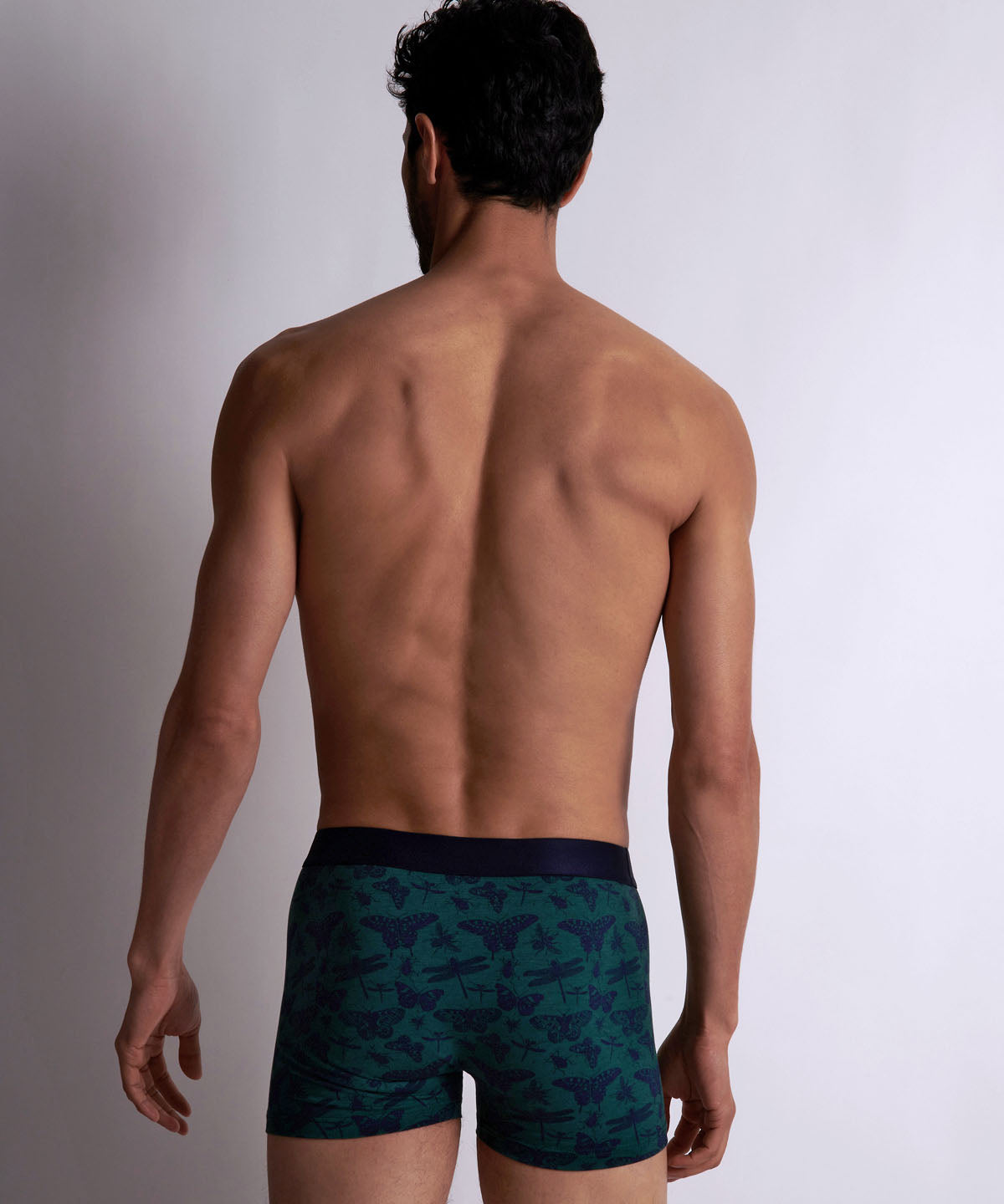 aubade-homme-pack-2-boxers-libellule-uni-marine-2 image 4