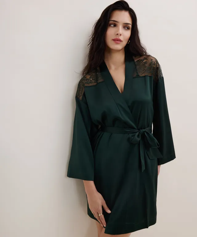 aubade-midnight-whisper-kimono-mysterious-green image 1