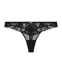 aubade-sweet-euphoria-string-noir-en-dentelle-florale image 5