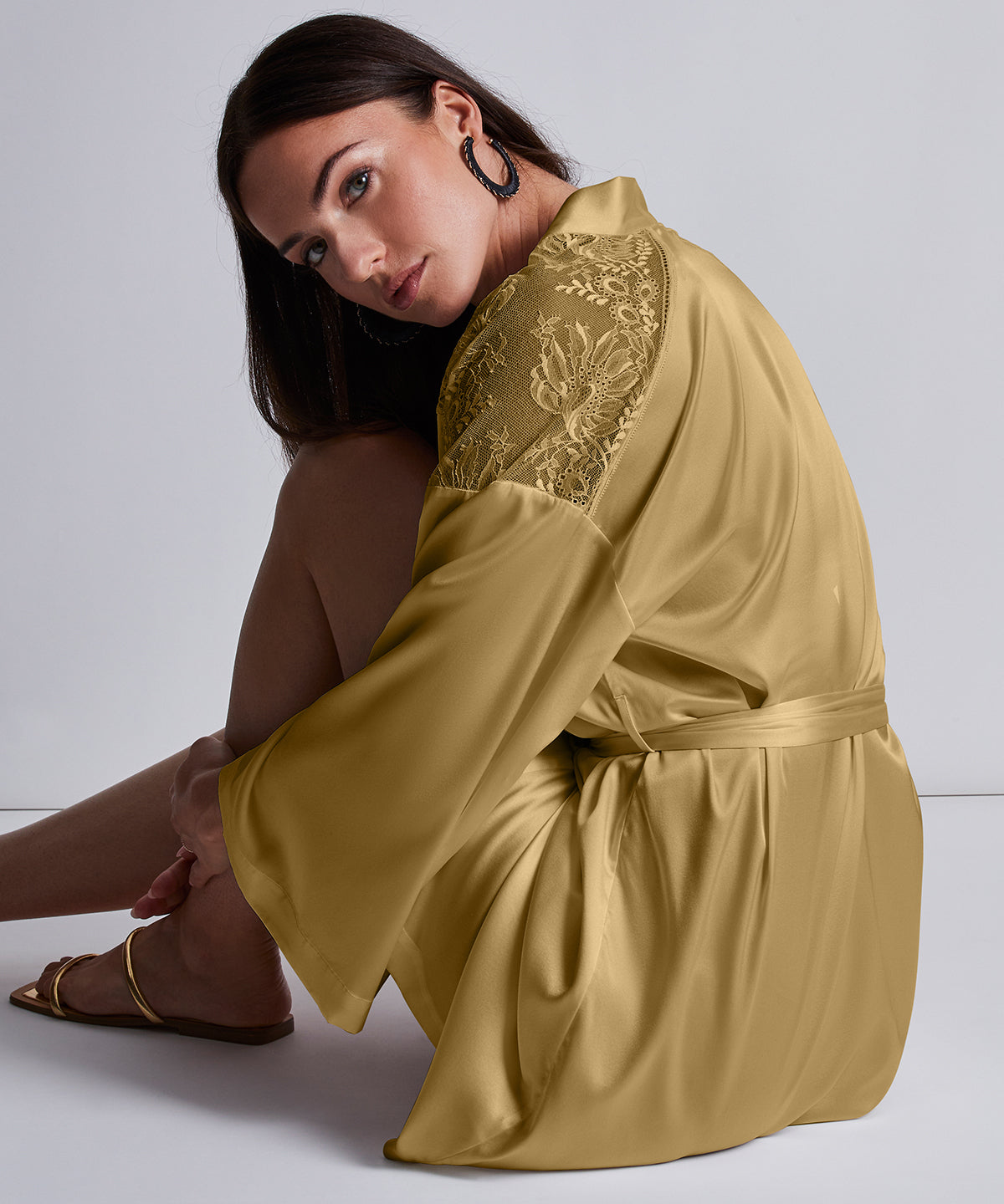 aubade-midnight-whisper-kimono-sublime-bronze image 5