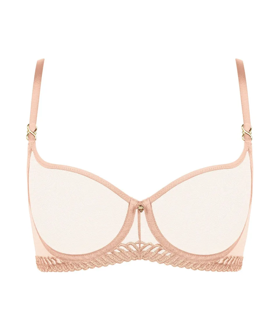 aubade-sheer-emotion-soutien-gorge-corbeille-avec-armatures-sand image 1
