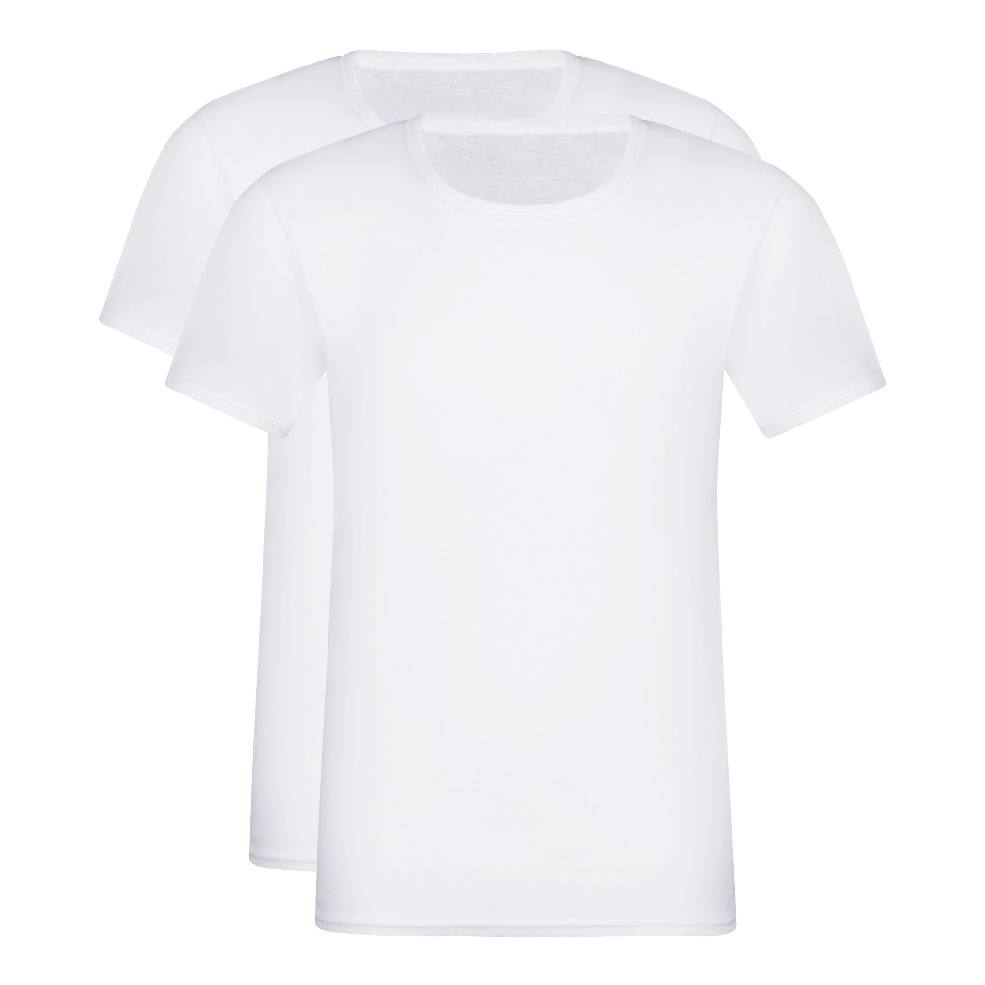 dim-ecodim-lot-de-2-t-shirts-homme-coton-blanc-col-rond image 4