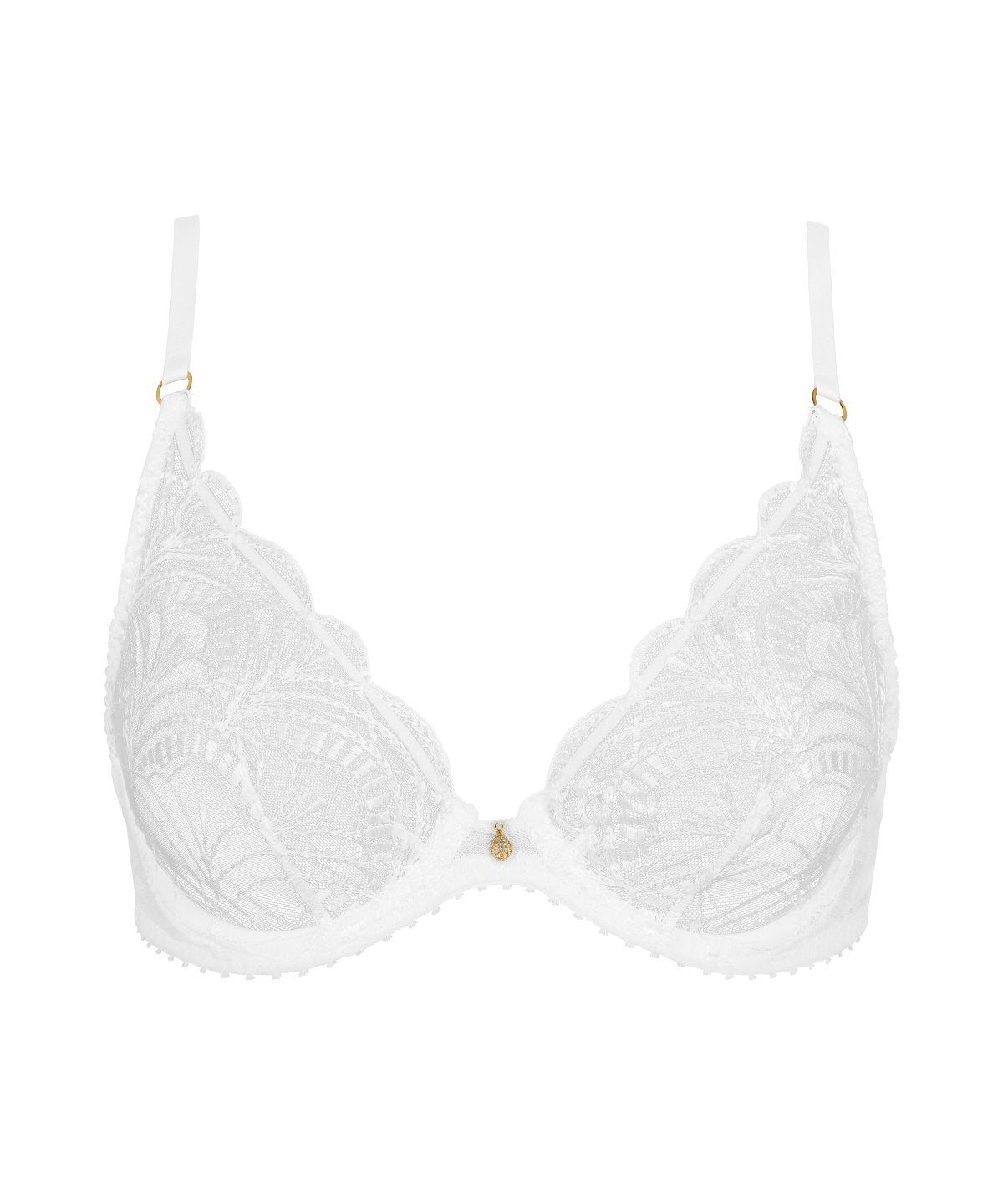 aubade-vibes-soutien-gorge-triangle-avec-armatures-pearl-triangle-brod-bijou-dor image 3