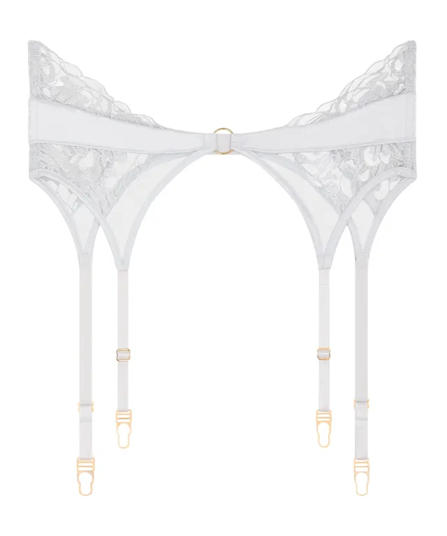 aubade-satin-memories-serre-taille-artic-blue image 1
