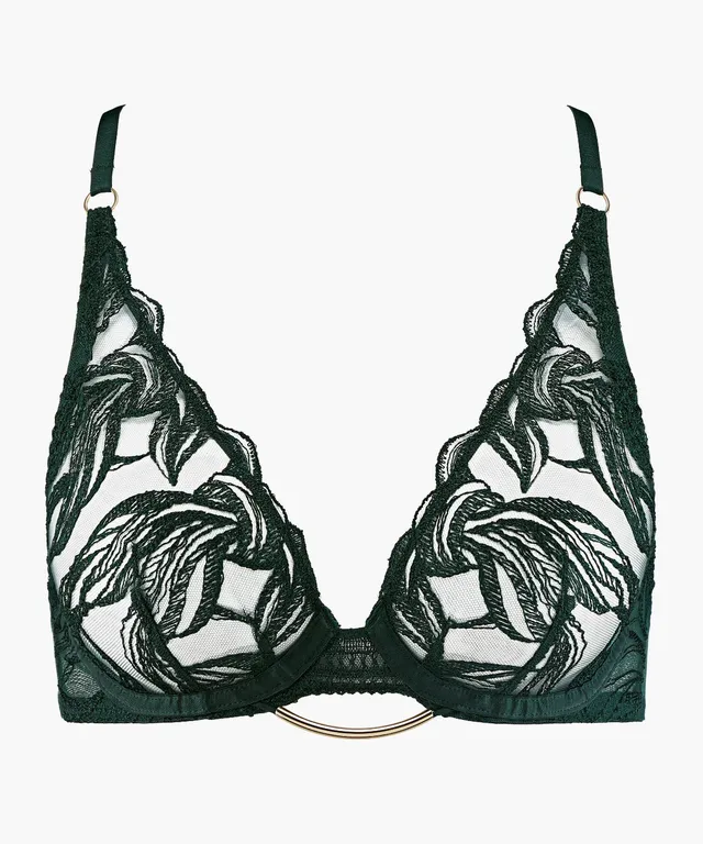 aubade-into-the-groove-soutien-gorge-triangle-armatur-forest image 1