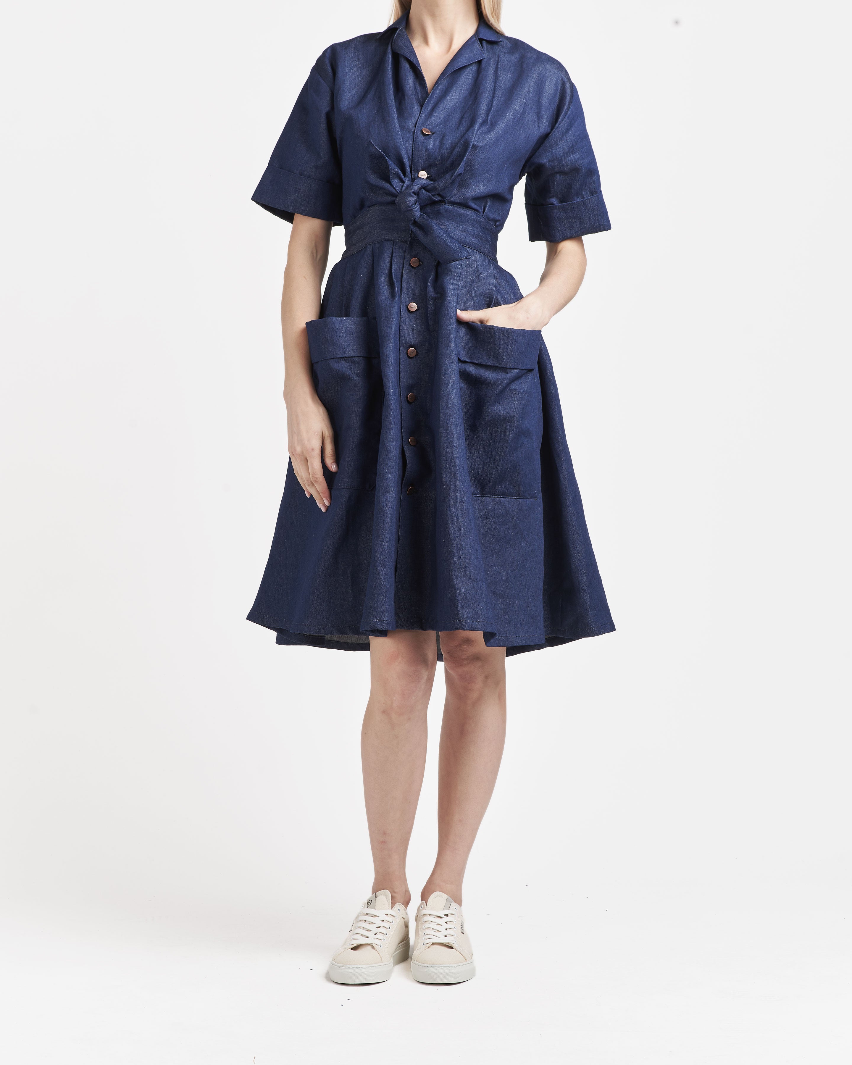 atelier-tuffery-paula-robe-en-jean-lin-fran-ais image 2