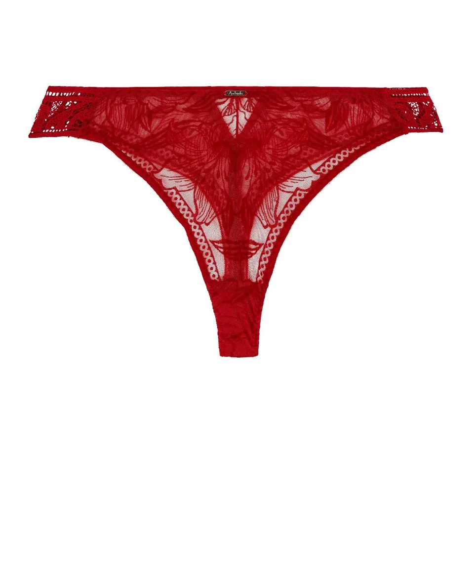 aubade-c-ur-corps-string-rouge-rebelle image 1