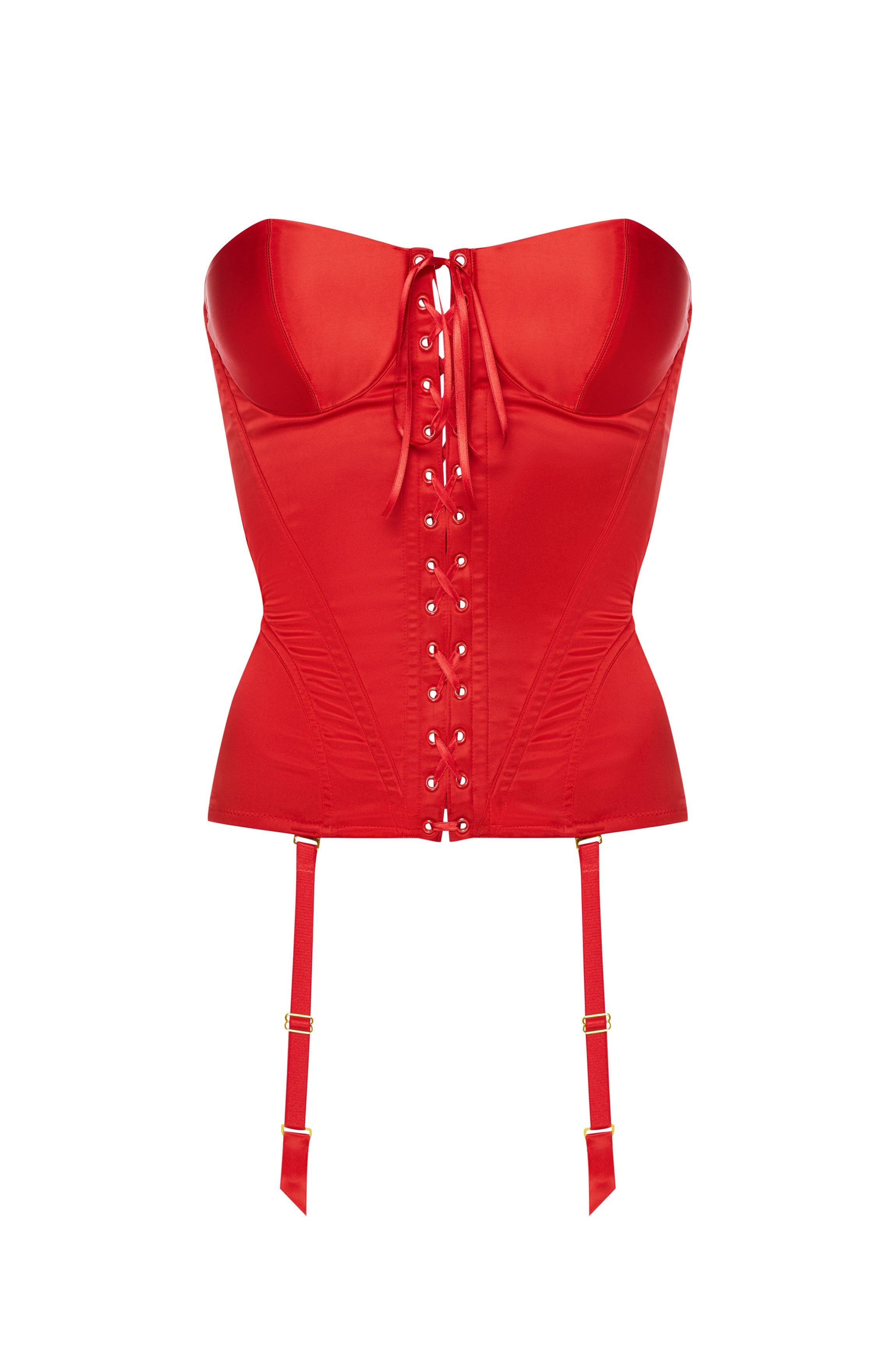cadolle-corset-arrow-rouge-satin-corset-la-age-dos image 2