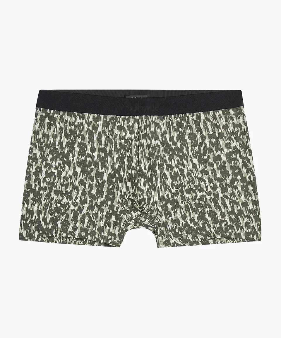 aubade-homme-boxer-khaki-jungle image 1