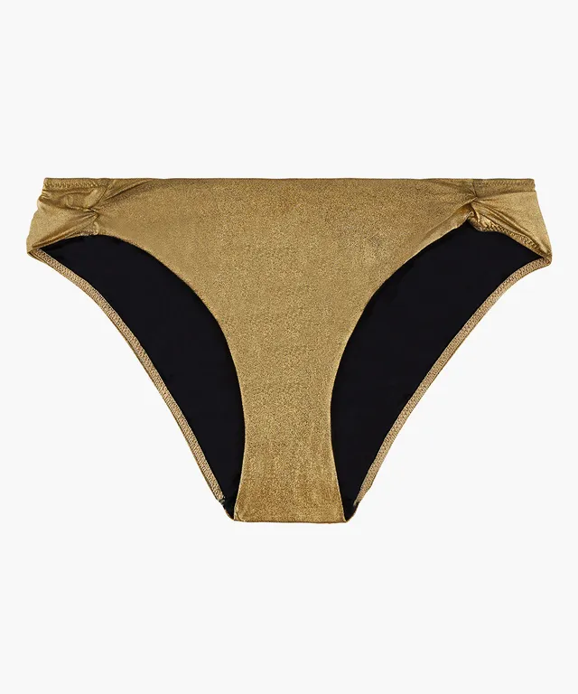 aubade-sunlight-glow-bas-de-maillot-br-silien-antique-gold image 1
