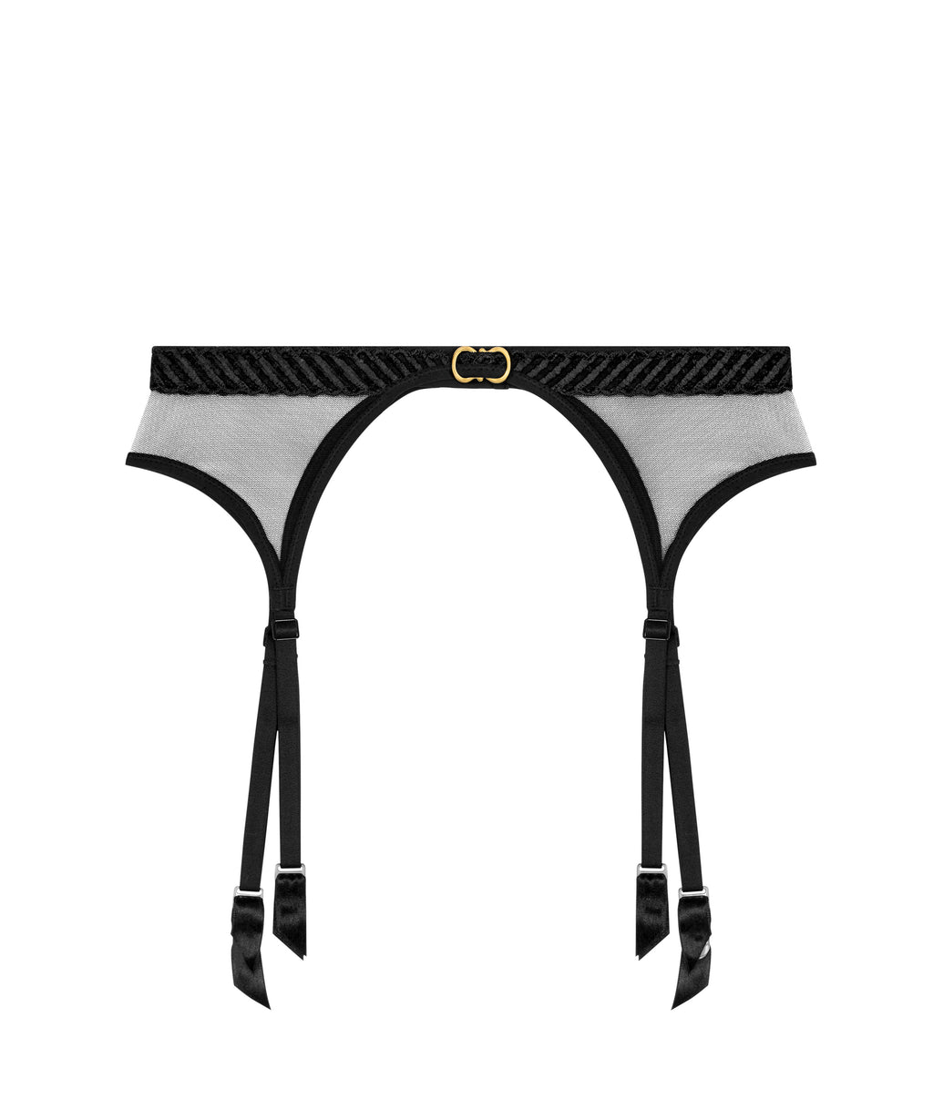 aubade-sheer-emotion-porte-jarretelles-noir-2 image 1