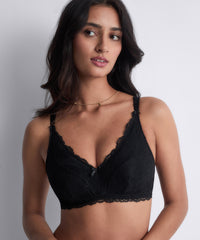 aubade-danse-des-sens-bustier-triangle-souple-post-op-ratoire-noir image 3