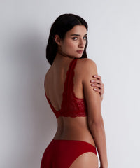 aubade-danse-des-sens-bralette-triangle-rouge-irresistible-red image 5