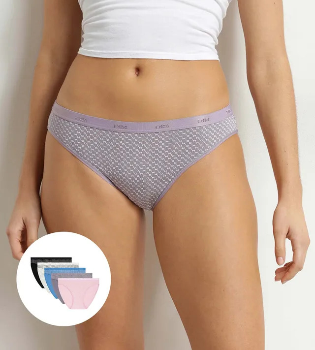 dim-les-pockets-lot-de-5-slips-femme-coton-stretch-logo image 1