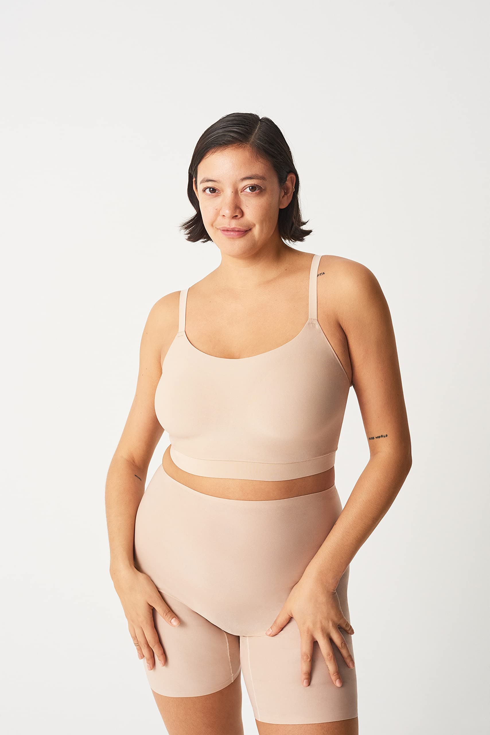 chantelle-softstretch-bralette-coques-peau-taille-xl image 2