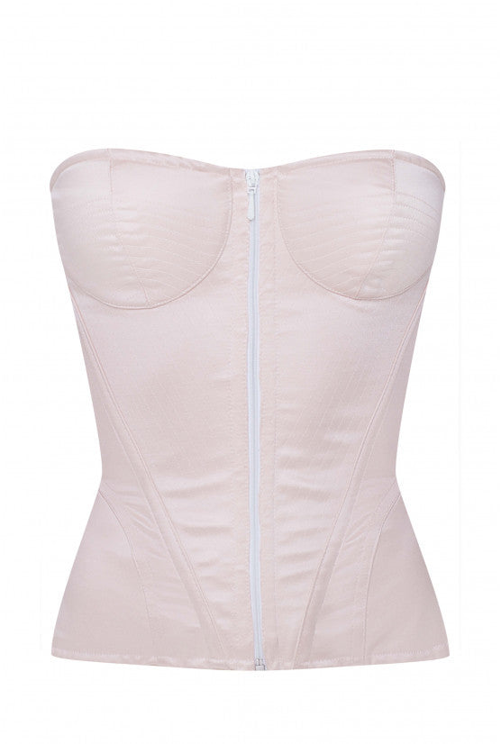 cadolle-aurea-corset-poudre-satin-la-age-sablier image 1