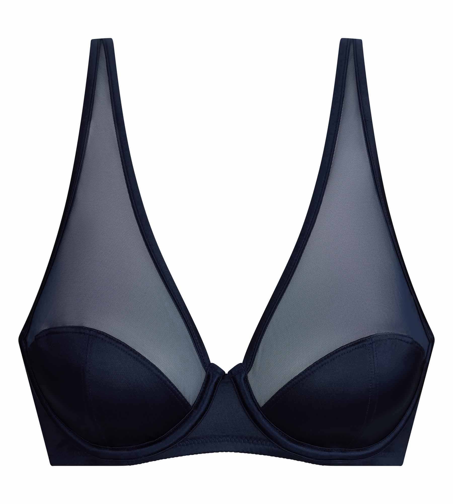 dim-x-ines-de-la-fressange-soutien-gorge-armatures-bleu-fonc image 5
