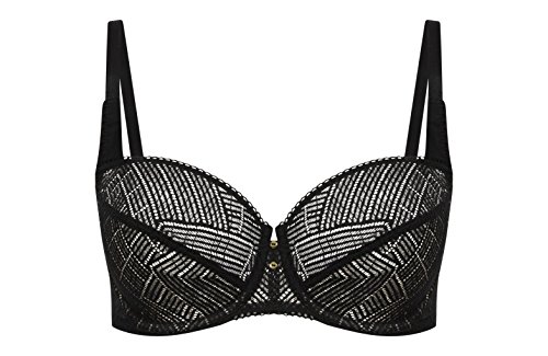 darjeeling-soutien-gorge-corbeille-gloria-dentelle-graphique-noir-95e image 2