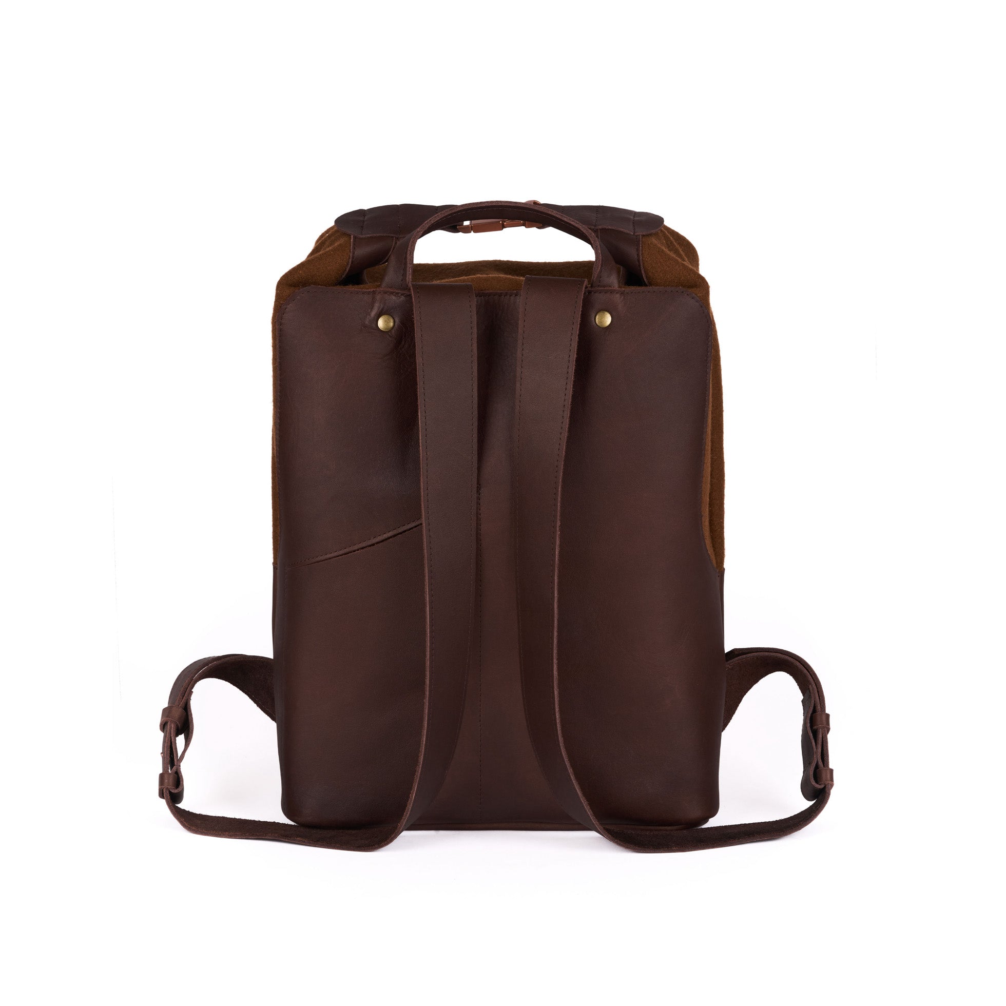 atelier-tuffery-sac-dos-cuir-laine-fran-aise-chocolat image 3