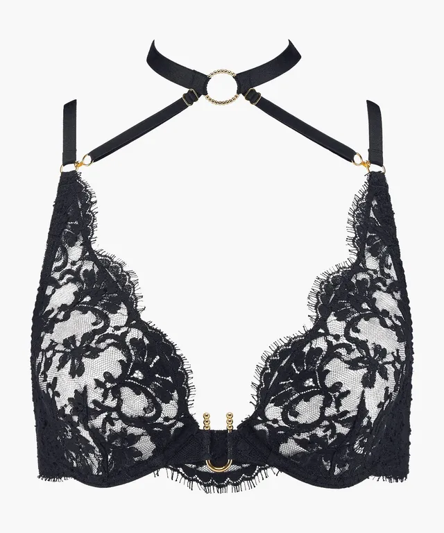 aubade-under-your-spell-soutien-gorge-triangle-ultra-black image 1