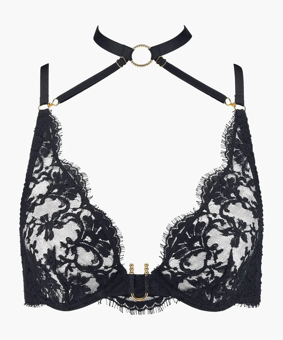 aubade-under-your-spell-soutien-gorge-triangle-ultra-black image 1