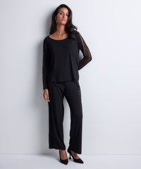 aubade-sweet-obsession-pantalon-lounge-noir image 4